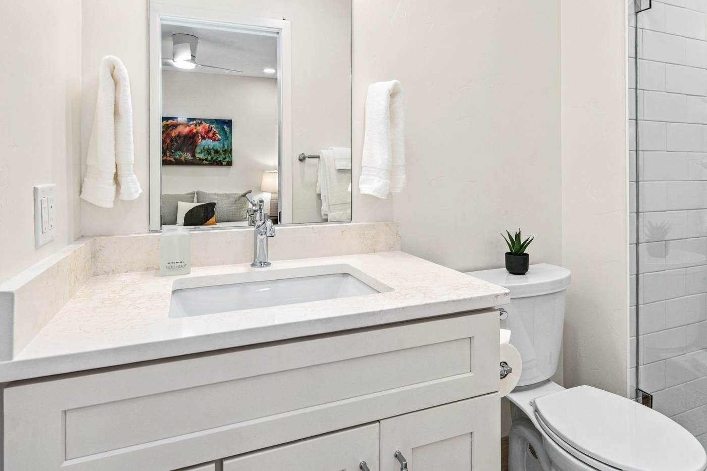 Second bathroom vanity